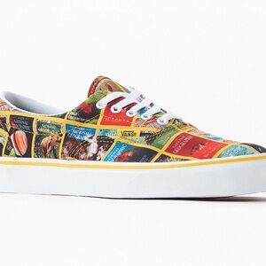 Vans Tennis shoes. National Geographic style. Colorful and unique